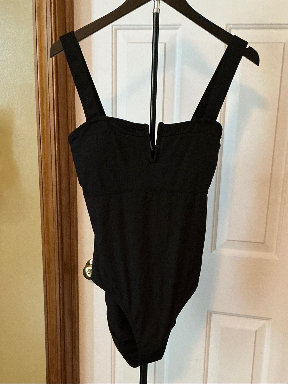 Primark Black One-Piece Swimsuit with Wide Straps